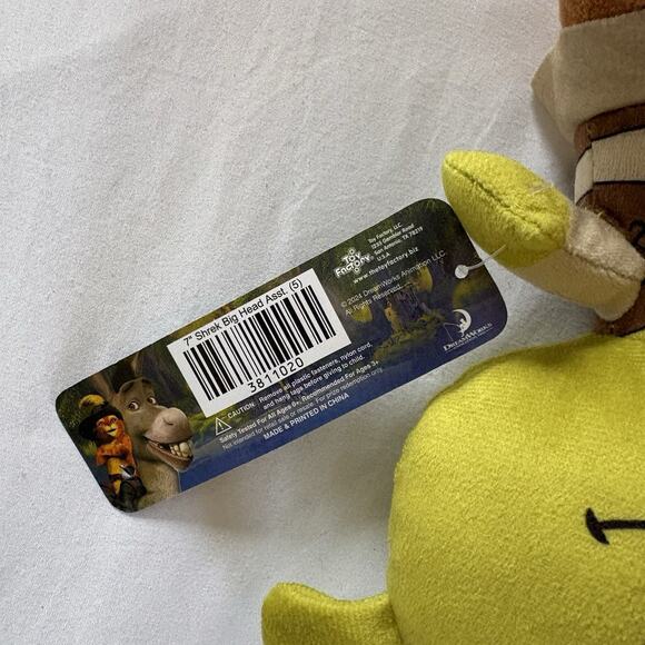 Big Head Shrek Plush 7" Licensed Toy Factory - Picture 4 of 10